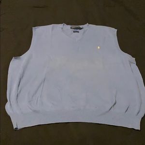 XXL Carolina Blue Polo Golf Sweater Vest